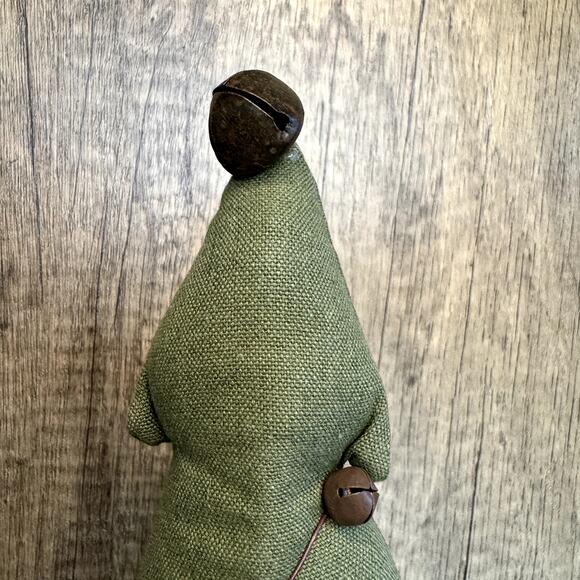 Fabric Christmas Tree with Bells Home Holiday Decor Gift NEW FAST Ship Boho - Picture 3 of 9